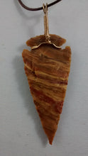 Load image into Gallery viewer, Jasper Arrowhead Necklace
