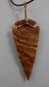 Jasper Arrowhead Necklace