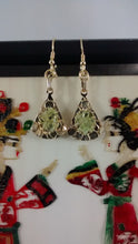 Load image into Gallery viewer, Peridot Chip Earrings
