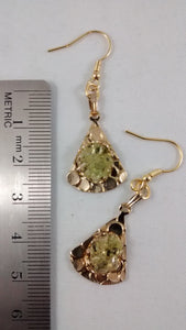 Peridot Chip Earrings