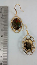 Load image into Gallery viewer, Ammolite Pierced Earrings
