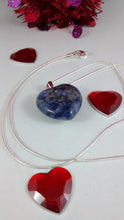 Load image into Gallery viewer, Sodalite Heart-Shaped Necklace
