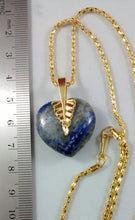 Load image into Gallery viewer, Lapis Heart-Shaped Necklace
