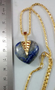 Lapis Heart-Shaped Necklace