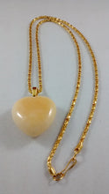 Load image into Gallery viewer, Calcite Heart-Shaped Necklace
