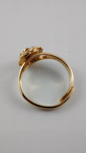 Load image into Gallery viewer, Gold-Plated Adjustable BC Jade Ring
