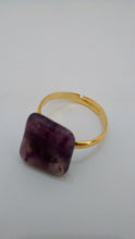 Load image into Gallery viewer, Amethyst Adjustable Ring
