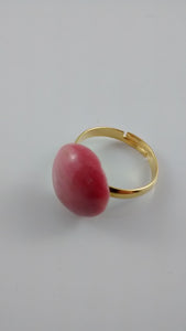 Rhodonite Adjustable Ring