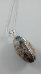 K2 Wire-wrapped Bead Necklace