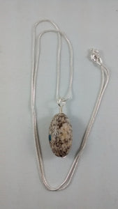 K2 Wire-wrapped Bead Necklace