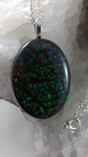 Load image into Gallery viewer, Greenish-Blue Ammolite Necklace
