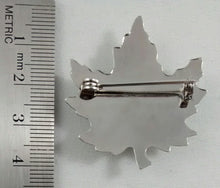 Load image into Gallery viewer, Ammolite Maple Leaf Pin
