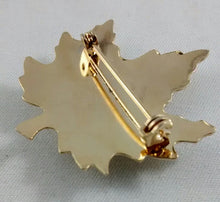 Load image into Gallery viewer, Maple Leaf Gemstone Pin
