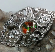 Load image into Gallery viewer, Ammolite Flake Pin
