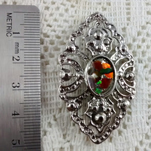 Ammolite Flake Pin