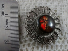 Load image into Gallery viewer, Round Ammolite Pin
