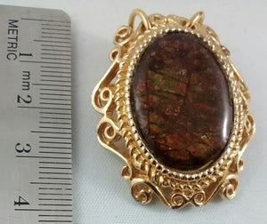 Ammolite Pin or Pendant