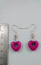 Load image into Gallery viewer, Pink Heart-shaped Earrings
