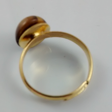 Load image into Gallery viewer, Tiger-Eye Adjustable Ring
